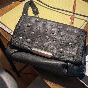 Small handbag leather
